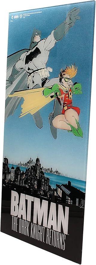 DC Comics The Dark Knight Returns Batman and Robin Glass Poster - Ginga Toys