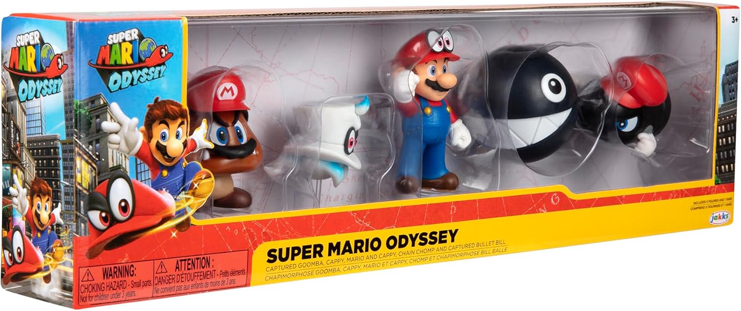 Super Mario Odyssey 5-figure set by Jakks Pacific - Ginga Toys