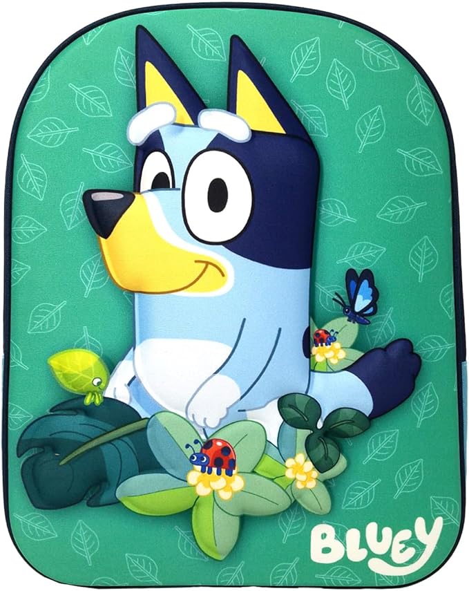 Bluey Leaves 3D Backpack 30cm - Ginga Toys
