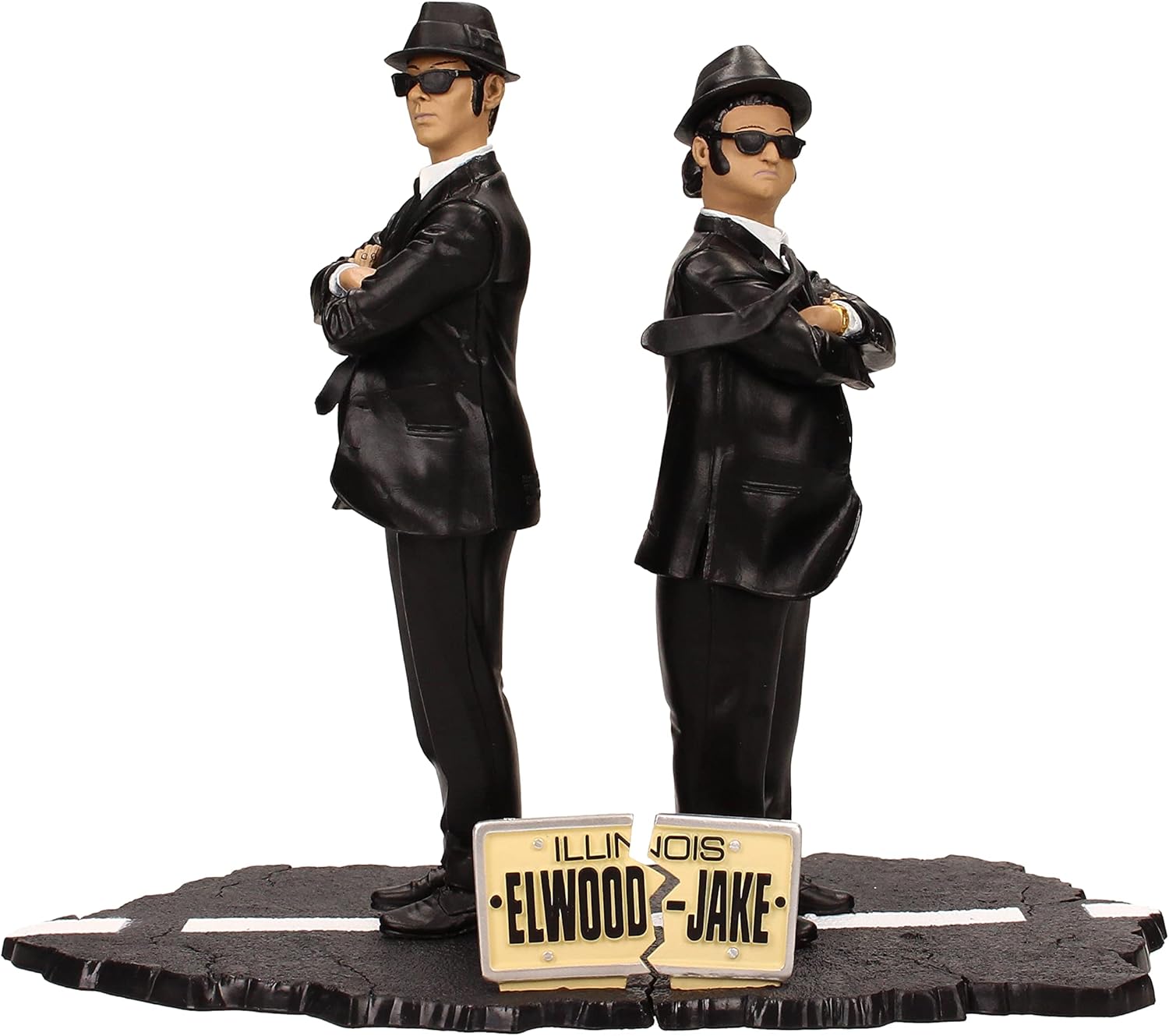 The Blues Brothers Movie Icons Jake & Elwood Blues Figurine Set - Ginga Toys