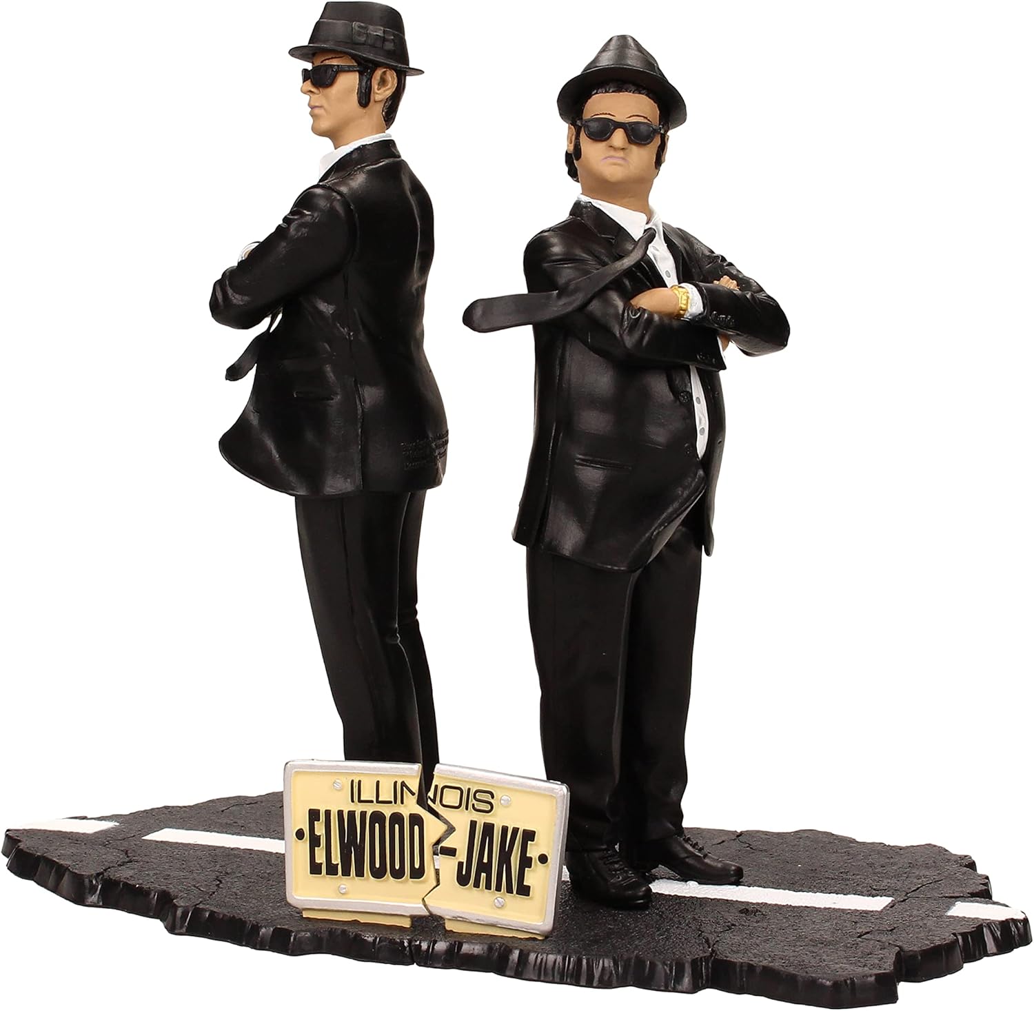 The Blues Brothers Movie Icons Jake & Elwood Blues Figurine Set - Ginga Toys