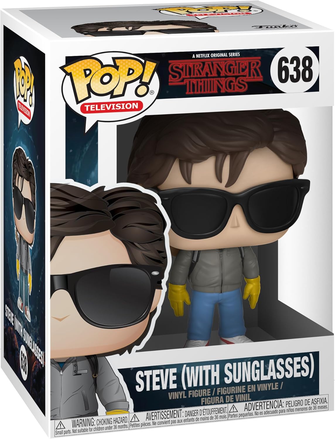 Funko Pop! TV - Stranger Things #638 Steve (With Sunglasses) - Ginga Toys