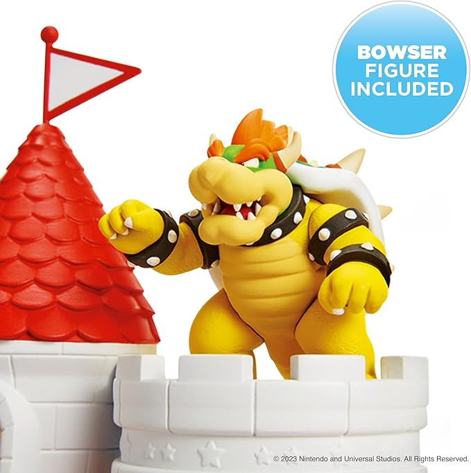 Super Mario Deluxe Mushroom Kingdom Castle Playset - Ginga Toys