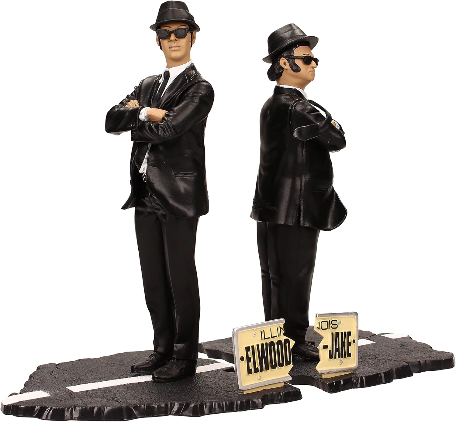 The Blues Brothers Movie Icons Jake & Elwood Blues Figurine Set - Ginga Toys