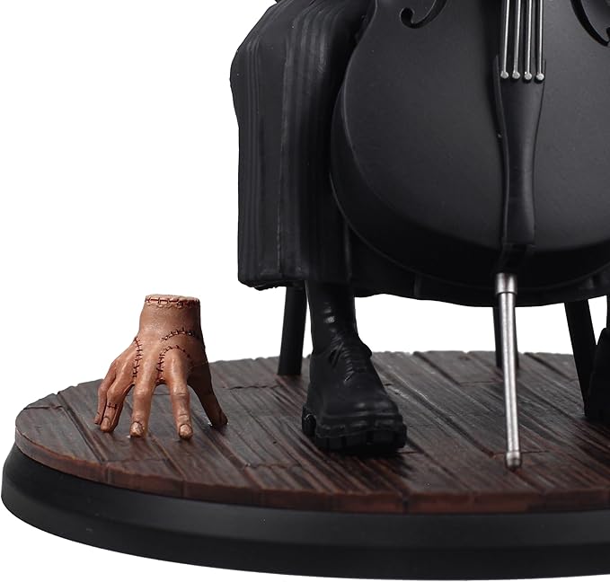 Netflix Wednesday Addams with Cello PVC Figure 20cm - Ginga Toys