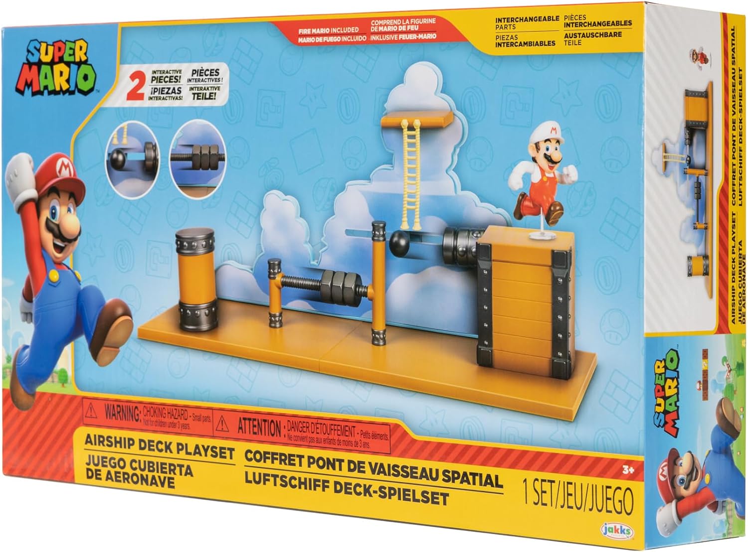 World of Nintendo Super Mario Airship Deck Playset - Ginga Toys
