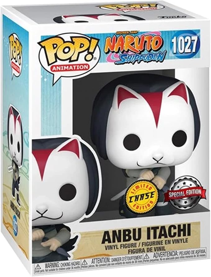 Funko Pop! Animation: Naruto Shippuden #1027 Anbu Itachi CHASE Exclusive - Ginga Toys