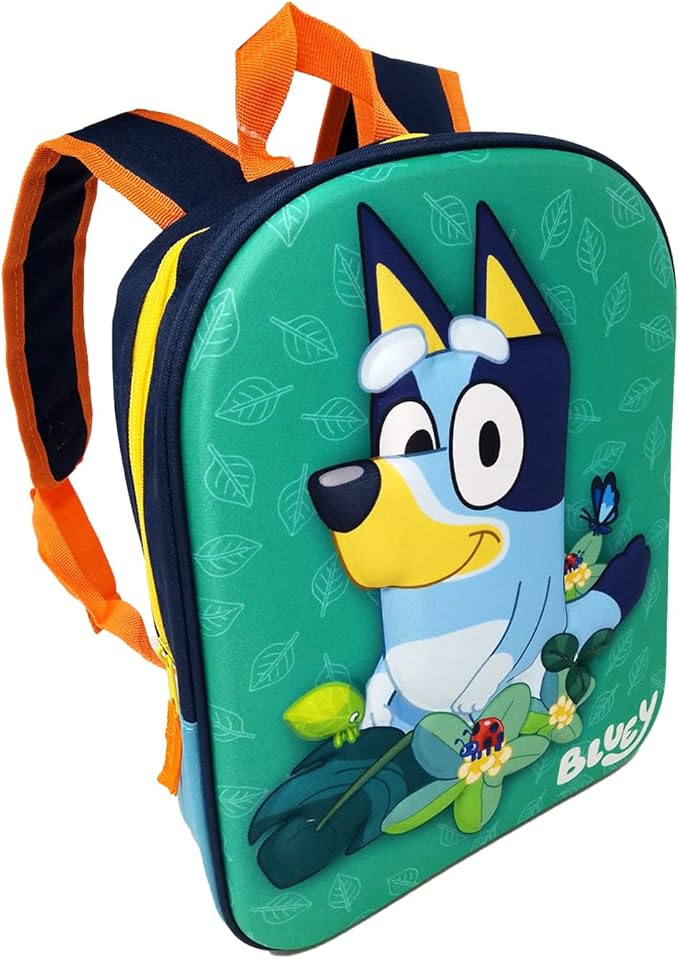 Bluey Leaves 3D Backpack 30cm - Ginga Toys