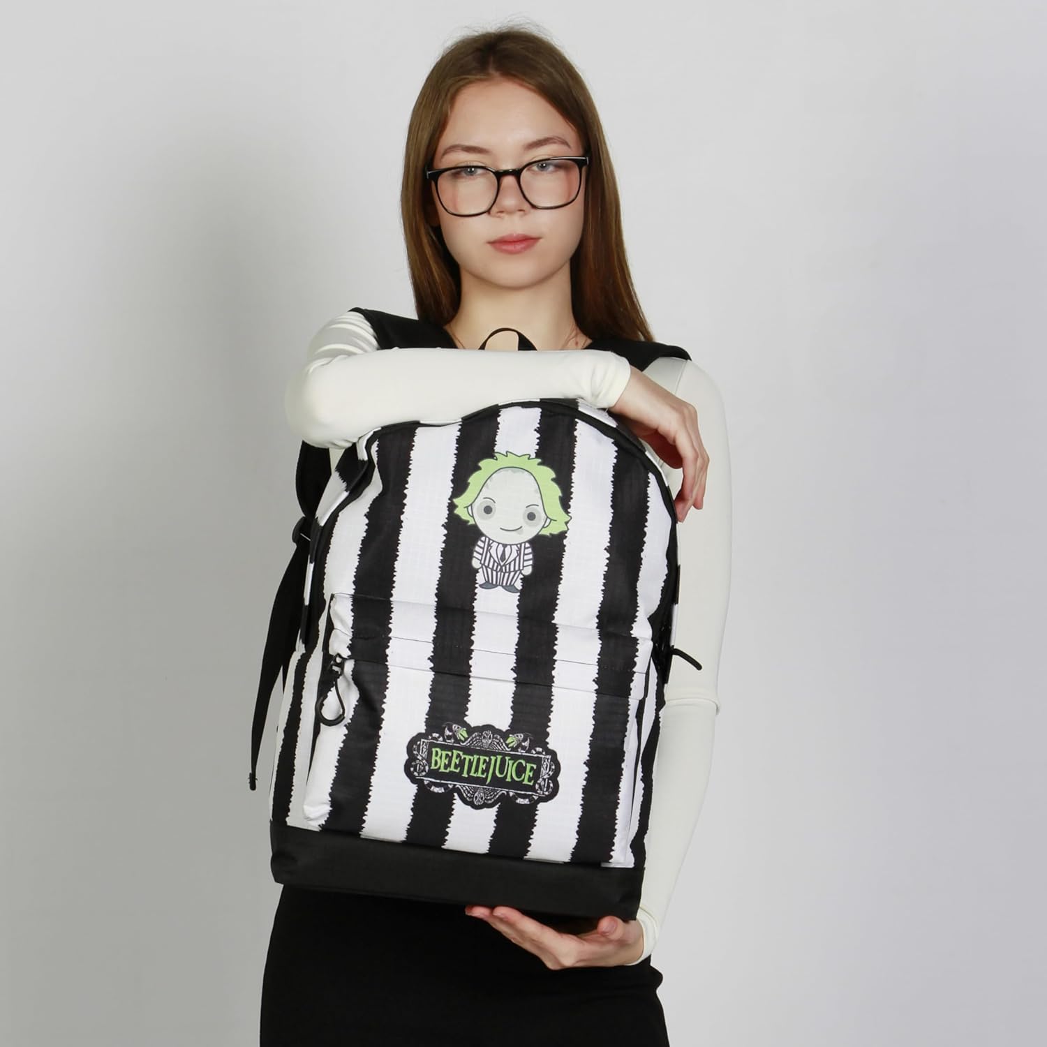 Beetlejuice Stripes-Heady Backpack 44cm