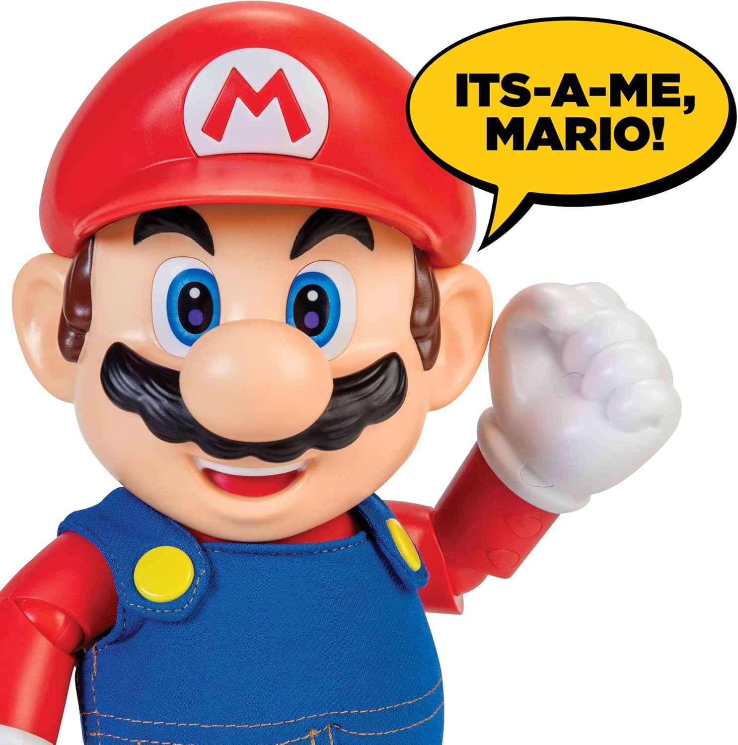 Nintendo Super Mario It's-A Me, Mario! Collectible interactive Action Figure by Jakks Pacific - Ginga Toys