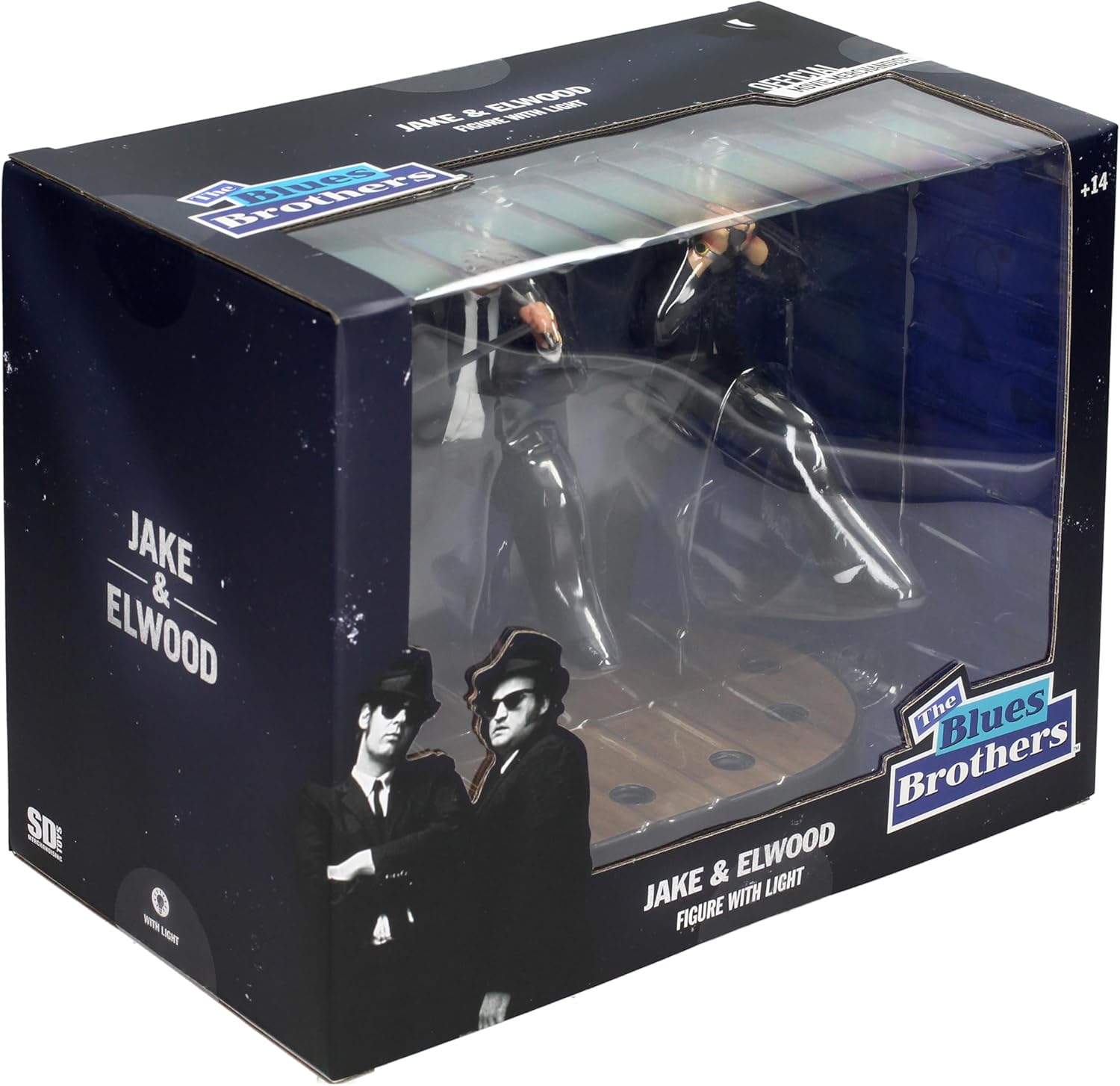 The Blues Brothers Jake and Elwood (Singing) 1/10 Scale Figure Set - Ginga Toys
