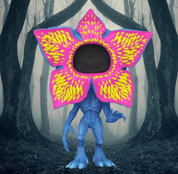 Funko Pop! Television: Stranger Things - Open Face Demogorgon Black Light Exclusive Figure #428 - Ginga Toys