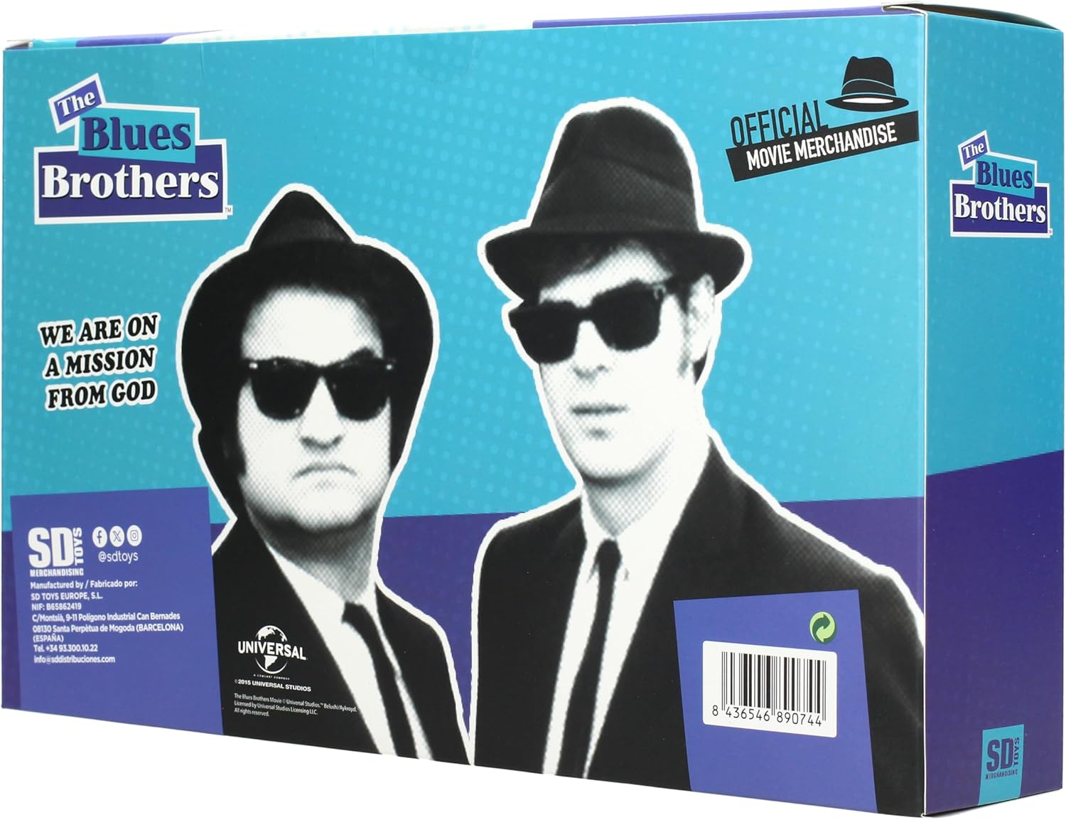 The Blues Brothers Movie Icons Jake & Elwood Blues Figurine Set - Ginga Toys