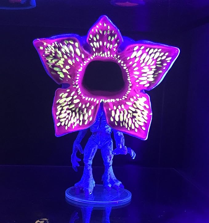 Funko Pop! Television: Stranger Things - Open Face Demogorgon Black Light Exclusive Figure #428 - Ginga Toys