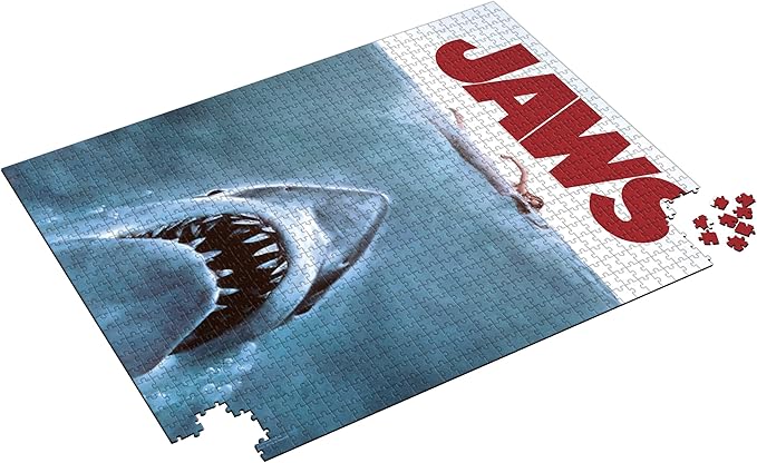 Jaws Movie Poster 1000-Piece Jigsaw Puzzle - Ginga Toys