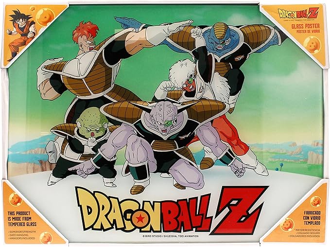Dragon Ball Z Special Forces Glass Poster - Ginga Toys