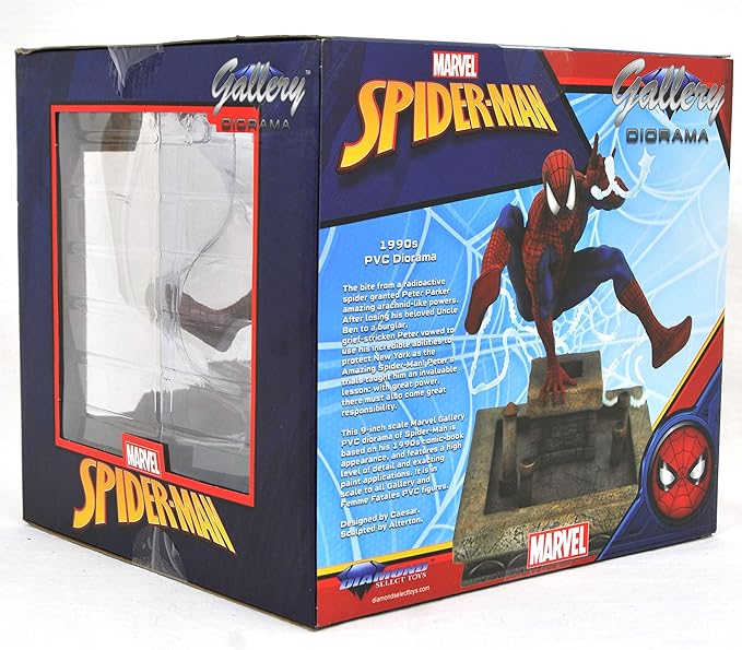 Marvel Gallery Spiderman Diorama Figure - Diamond Select - Ginga Toys