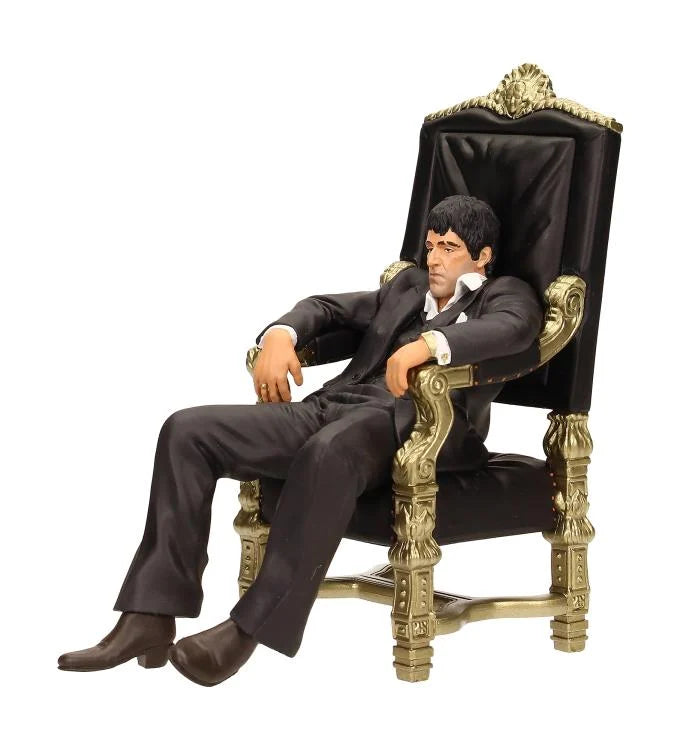 Scarface Movie Icons Tony Montana (On Throne) Figure - Ginga Toys