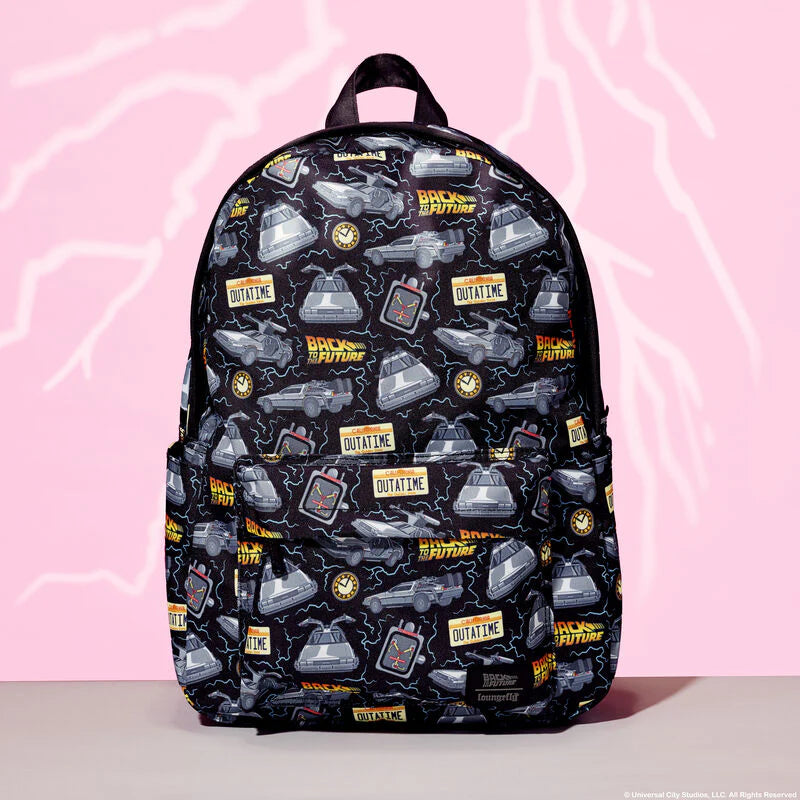 Loungefly Back To The Future 40th Anniversary Nylon Full Size Backpack - Ginga Toys