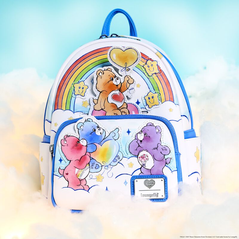 Loungefly Care Bears Care-A-Lot Rainbow Mini Backpack - Ginga Toys