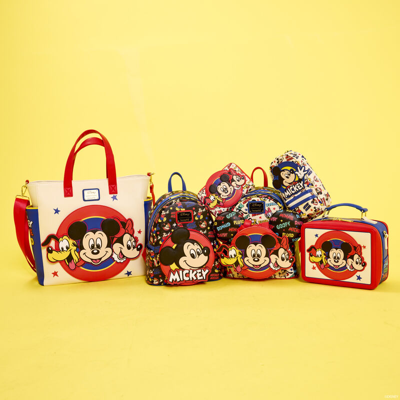 Loungefly Disney Mickey Mouse Classic All-Over Print Mini Backpack - Ginga Toys
