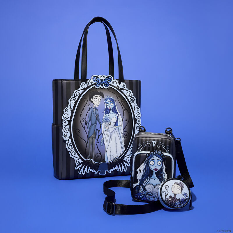 Loungefly Corpse Bride Emily Sling Crossbody Bag with Coin Bag - Ginga Toys
