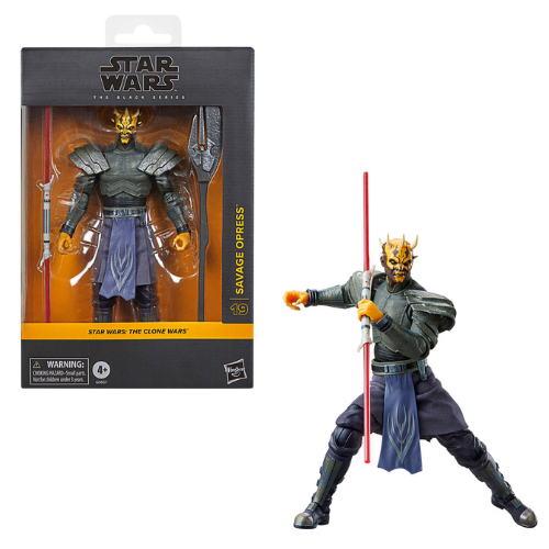 Star Wars: The Black Series 6" Savage Opress (The Clone Wars) Deluxe Action Figure - Ginga Toys