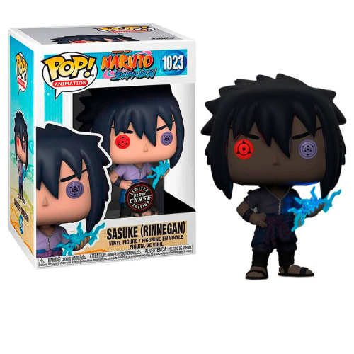 Funko Pop! Naruto Shippuden - Glow Chase Sasuke Uchiha Exclusive Figure (Rinnegan) #1023