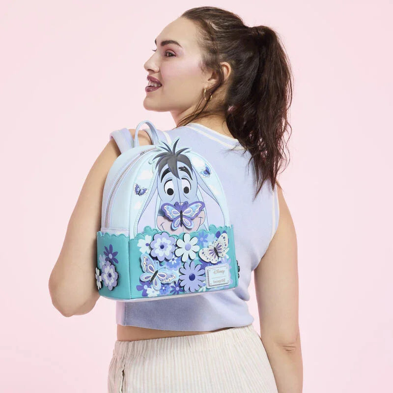 Loungefly Disney Winnie The Pooh Floral Eeyore Cosplay Mini Backpack