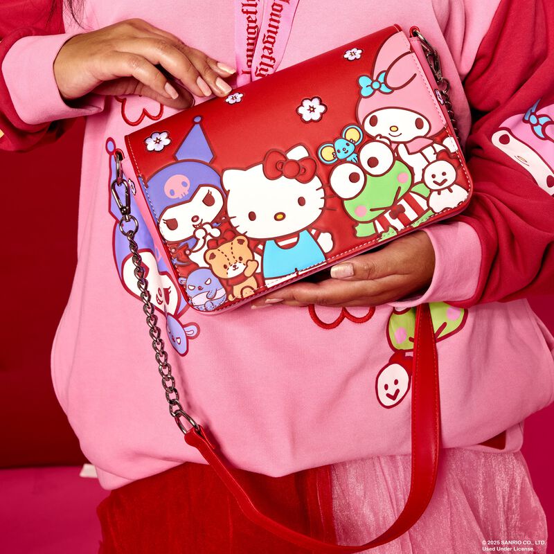 Loungefly Sanrio Hello Kitty & Friends Colour Block Crossbody Bag - Ginga Toys