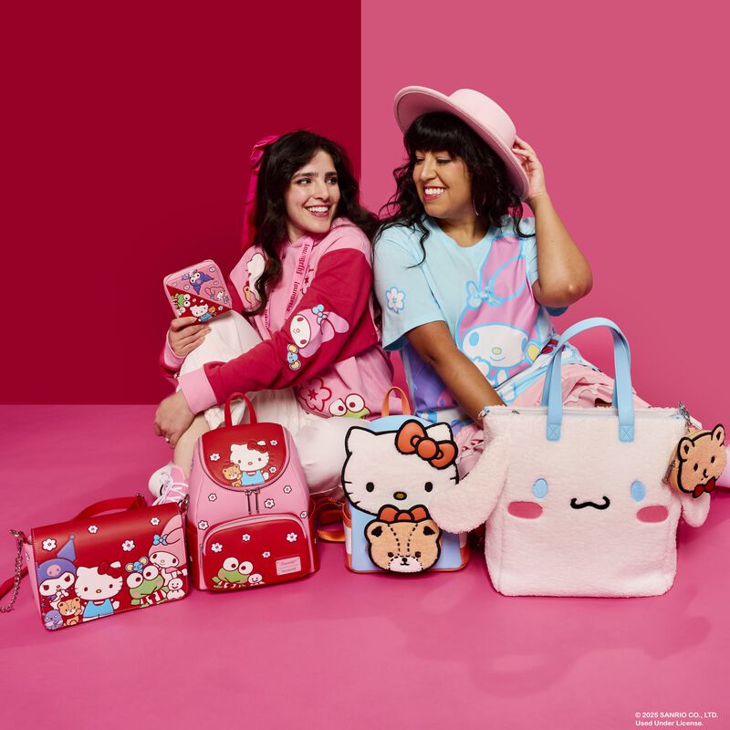 Loungefly Sanrio Hello Kitty & Friends Colour Block Crossbody Bag - Ginga Toys