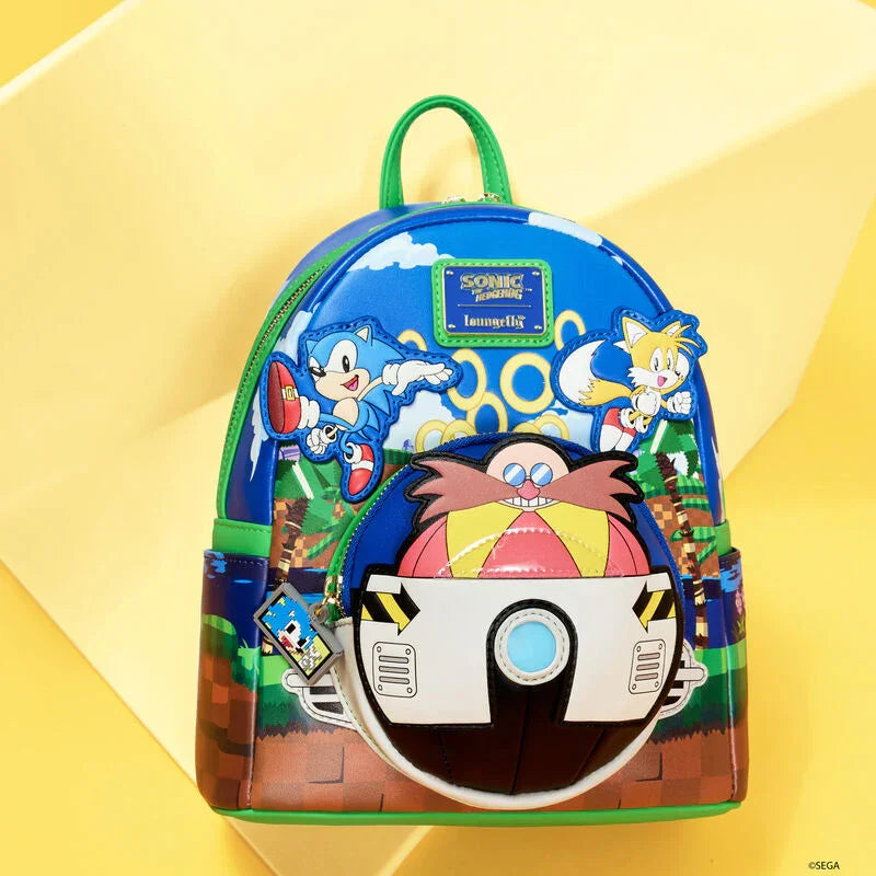 Loungefly Sonic The Hedgehog Light Up Mini Backpack