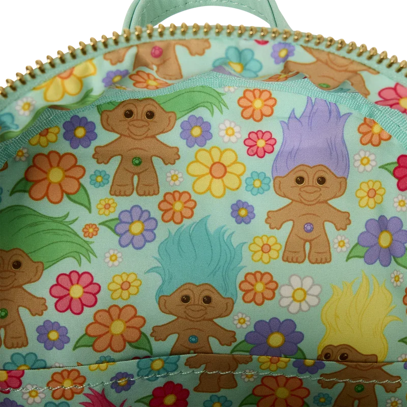 Loungefly Classic Trolls Plush Glitter Mini Backpack