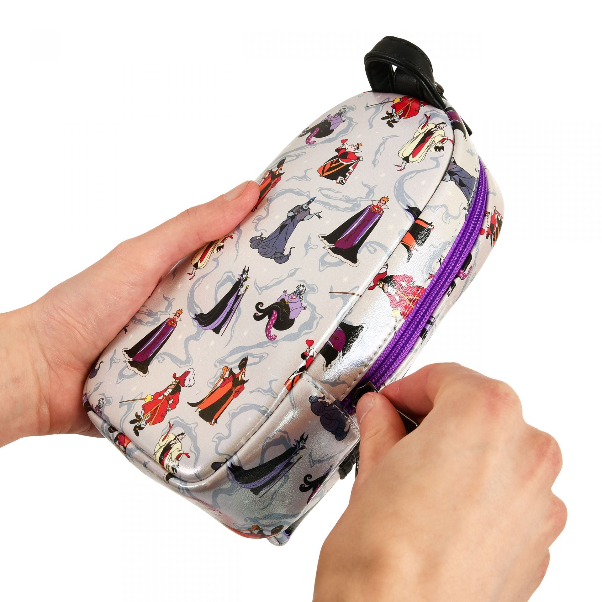Loungefly Disney Villains Iridescent Pencil Case - Ginga Toys