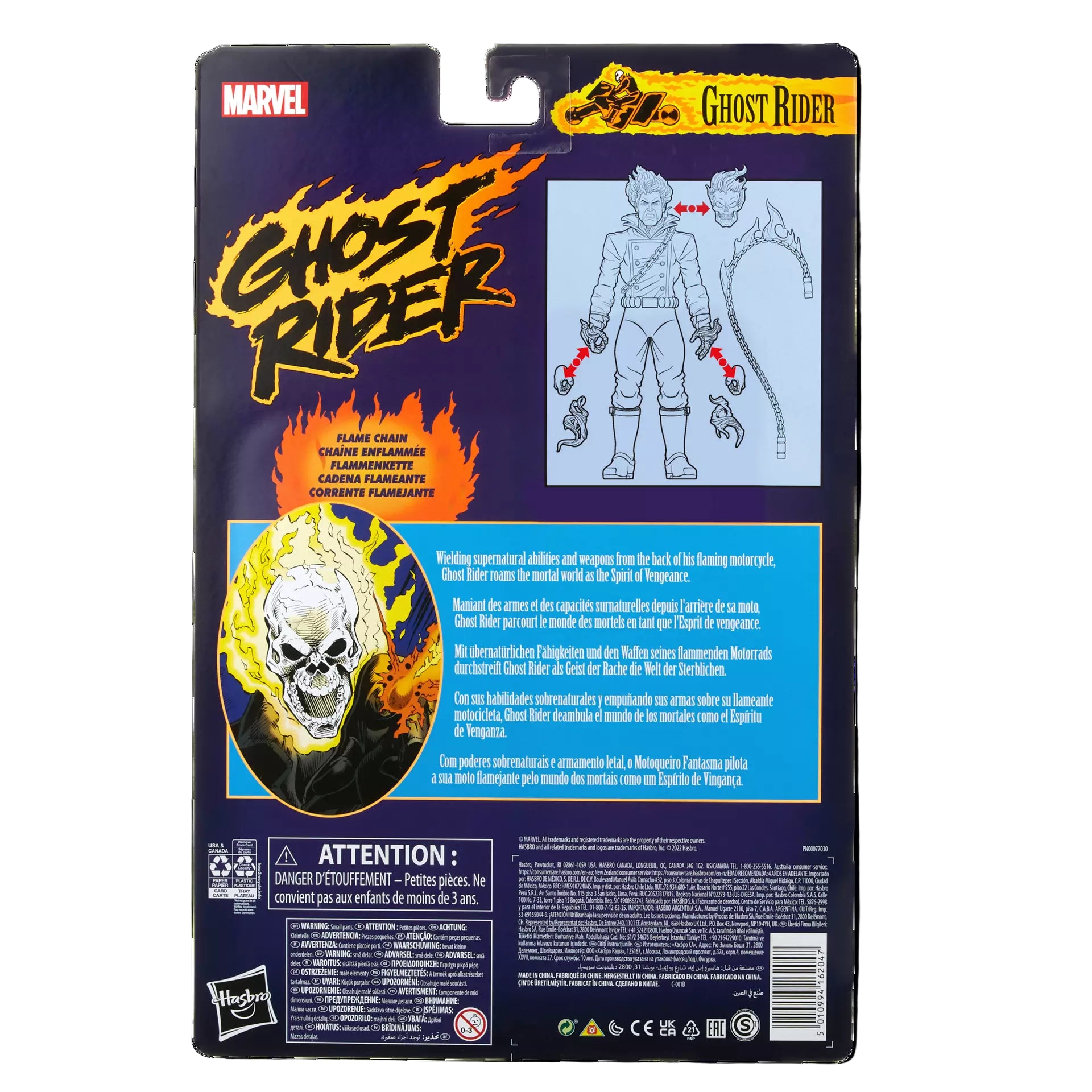 Marvel Legends Series Ghost Rider Action Figure - Ginga Toys