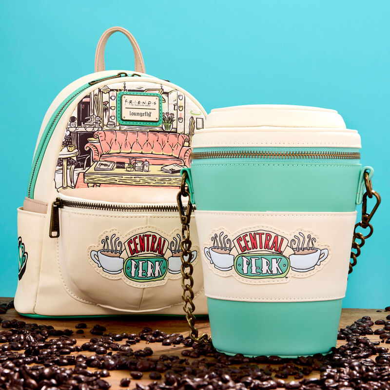 Loungefly Friends Central Perk To-Go Coffee Cup Figural Scented Crossbody Bag - Ginga Toys