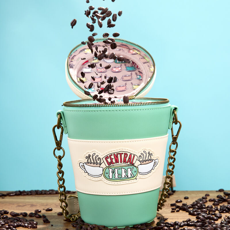 Loungefly Friends Central Perk To-Go Coffee Cup Figural Scented Crossbody Bag - Ginga Toys