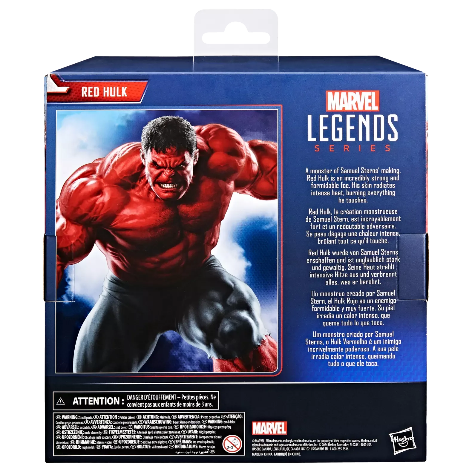 Captain America: Brave New World Marvel Legends Red Hulk Deluxe Action Figure