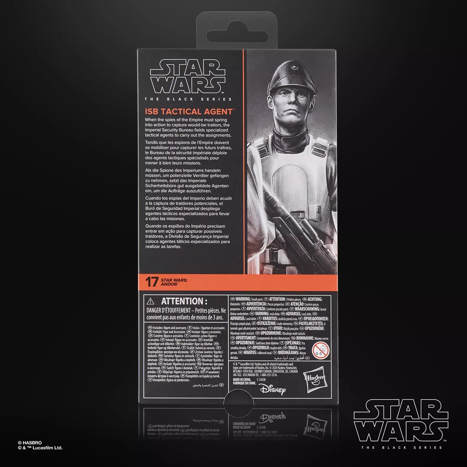STAR WARS The Black Series ISB Tactical Agent Action Figure - Ginga Toys