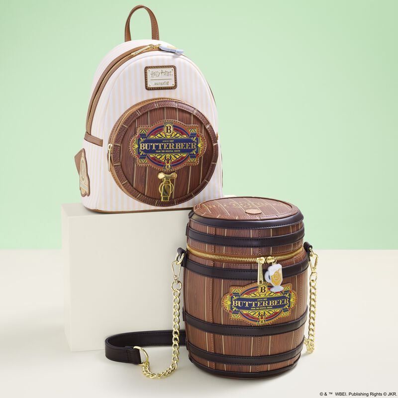 Loungefly Harry Potter Butterbeer Barrel Scented Figural Crossbody Bag - Ginga Toys