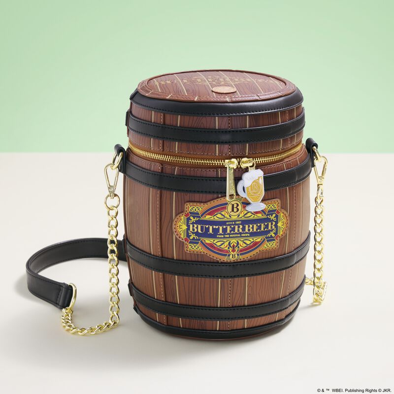 Loungefly Harry Potter Butterbeer Barrel Scented Figural Crossbody Bag - Ginga Toys