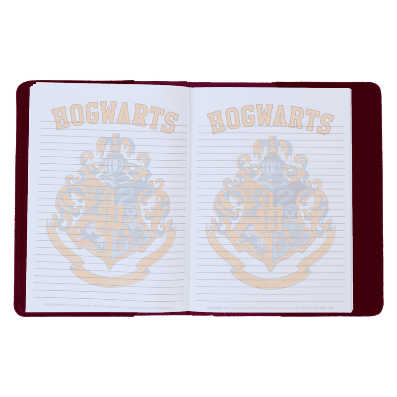 Loungefly Harry Potter Hogwarts Varsity Refillable Stationery Journal - Ginga Toys