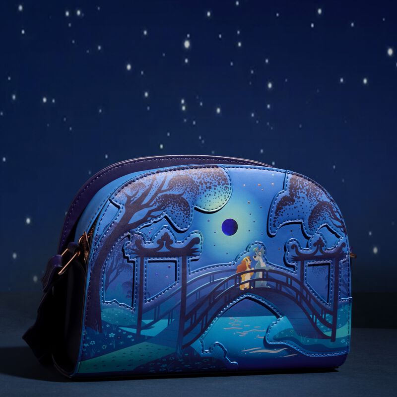 Loungefly Disney Lady and the Tramp 70th Anniversary Crossbody Bag - Ginga Toys