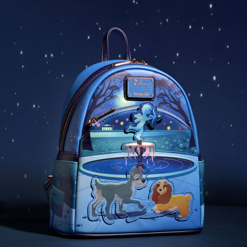 Loungefly Disney Lady and the Tramp 70th Anniversary Mini Backpack - Ginga Toys