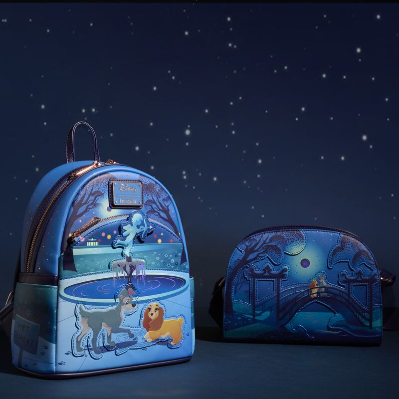 Loungefly Disney Lady and the Tramp 70th Anniversary Mini Backpack - Ginga Toys