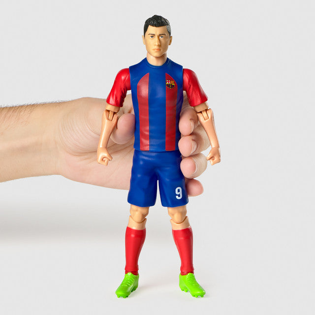 Football Barcelona FC Robert Lewandowki Action Figure 20cm - Ginga Toys