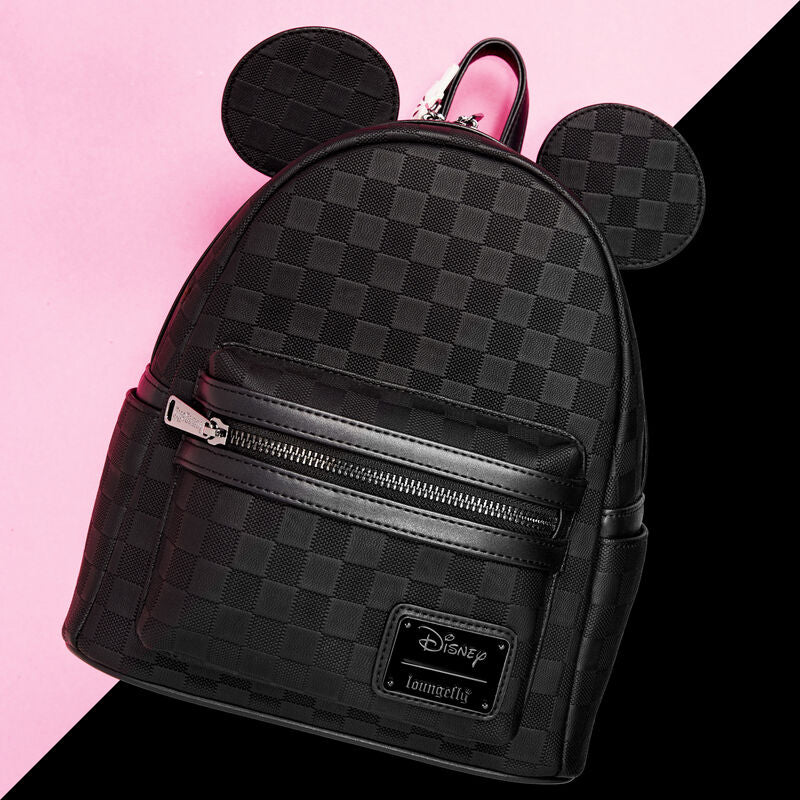 Loungefly Disney Mickey Mouse Checkered Texture Mini Backpack - Ginga Toys