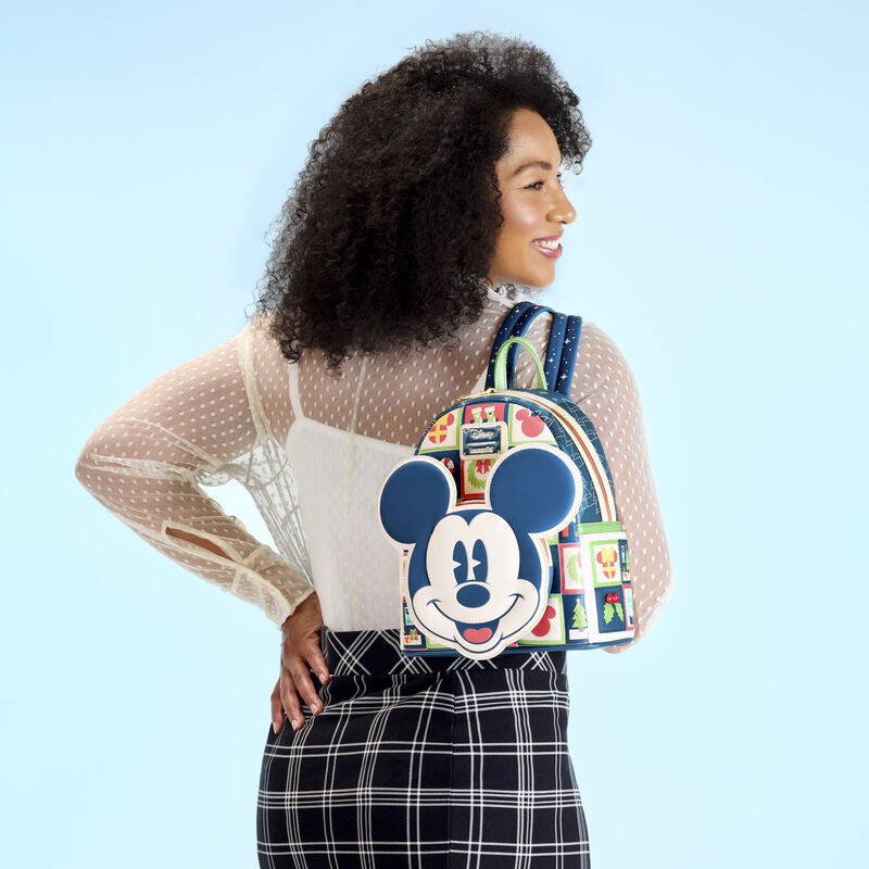 Loungefly Disney Mickey Mouse Holiday Mini Backpack - Ginga Toys