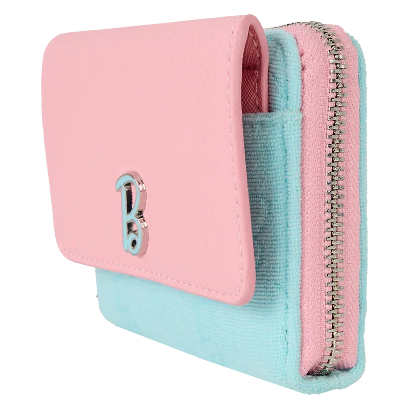 Loungefly Classic Barbie Terry Cloth Zip Around Wallet