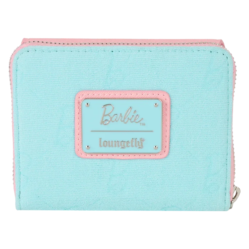 Loungefly Classic Barbie Terry Cloth Zip Around Wallet